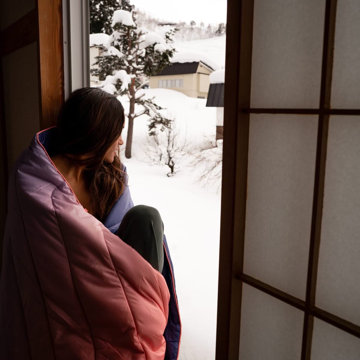 Original Puffy Blanket Dusk Fade Rumpl Blankets For Everywhere