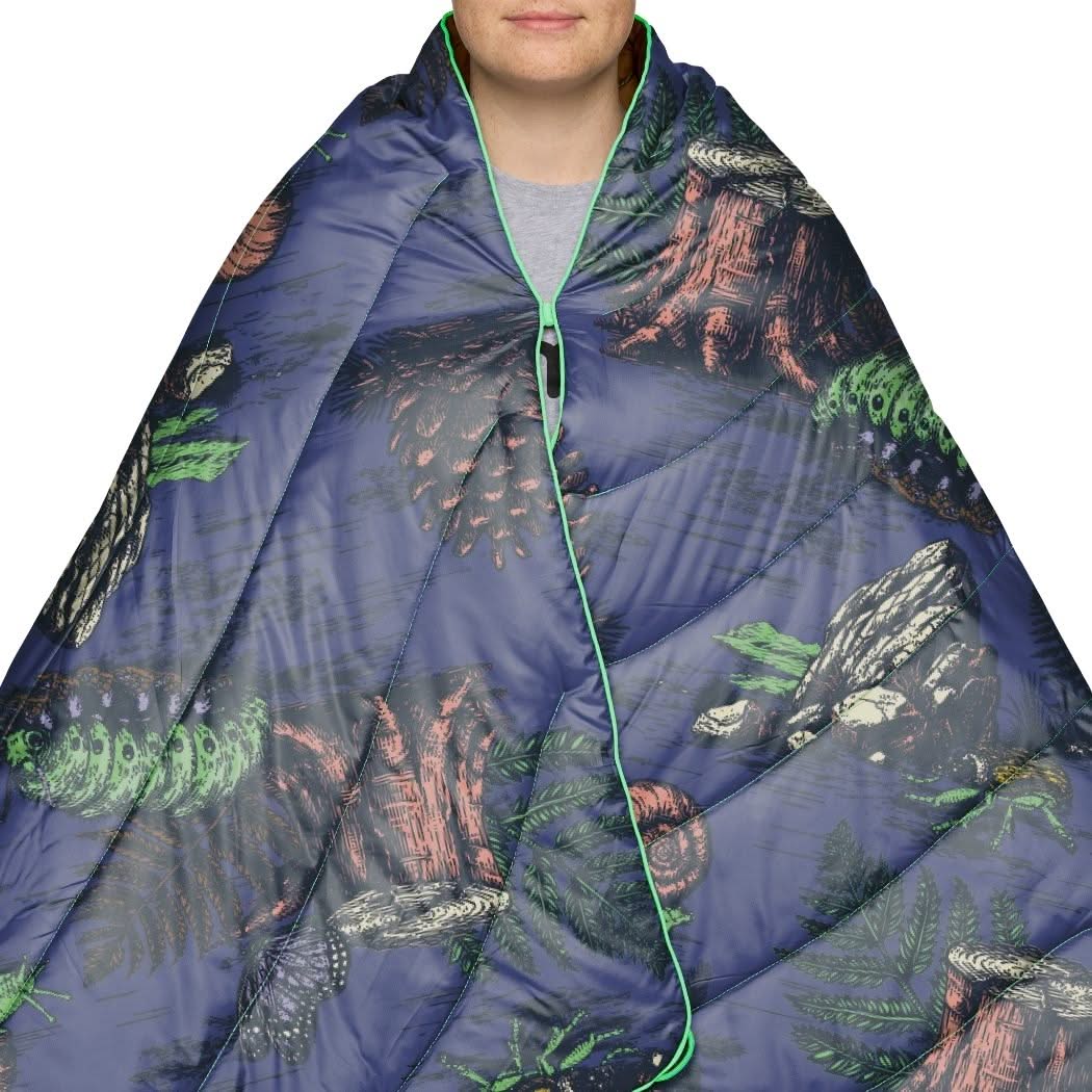 Rumpl Puffy ブランケット Original Puffy Blanket: Forest Floor | Rumpl. Set. Go.