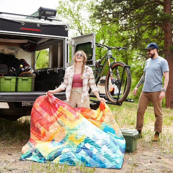 Rumpl Original Puffy Blanket - Geo Printed Original