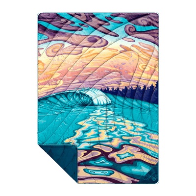 Original Puffy Blanket - Gianna Andrews - Tidal Reflections