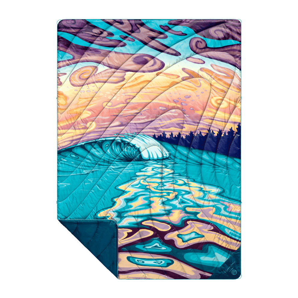 Original Puffy Blanket - Gianna Andrews - Tidal Reflections