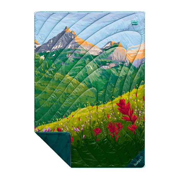Original Puffy Blanket: Glacier National Park | Rumpl. Set. Go.