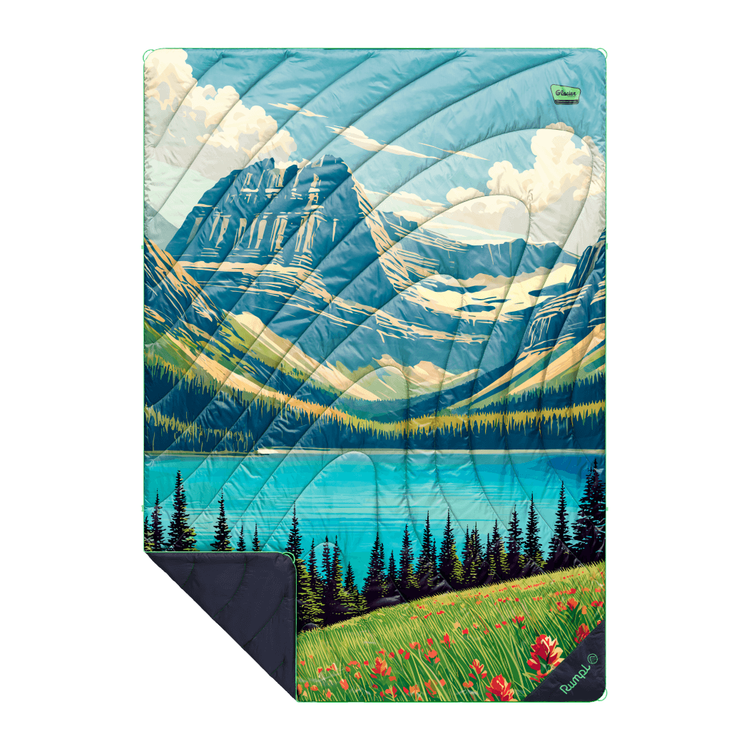Original Puffy Blanket: Glacier | Rumpl. Set. Go.