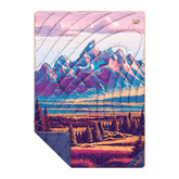 Rumpl Original Puffy Blanket - Grand Teton National Park Grand Teton National Park Blanket | Rumpl Original Puffy Blanket Printed Original
