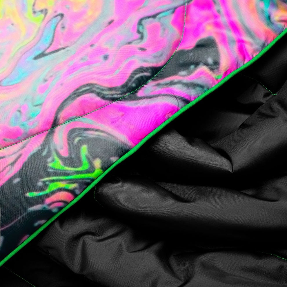 Original Puffy Blanket - Liquid Neon