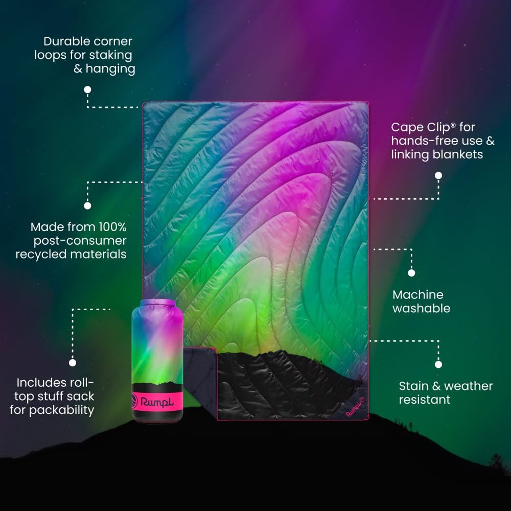 Rumpl Puffy ブランケット Amazon.com: Rumpl Original Puffy Blanket - Warm, Water