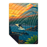 Rumpl Original Puffy Blanket  - Pacific Rim National Park Original Puffy - Pacific Rim National Park | Rumpl Blankets For Everywhere Printed Original