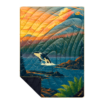Rumpl Original Puffy Blanket  - Pacific Rim National Park Original Puffy - Pacific Rim National Park | Rumpl Blankets For Everywhere Printed Original