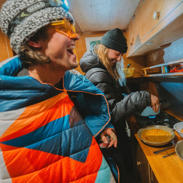 Rumpl Original Puffy Blanket - Radiant Peak Eclipse Original Puffy Blanket - Radiant Peak Eclipse | Rumpl Blankets for Everywhere Printed Original