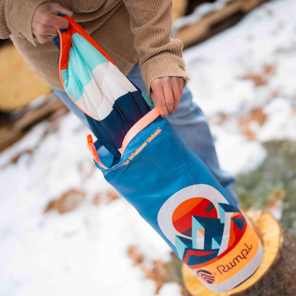 Rumpl Original Puffy Blanket - Radiant Peak Eclipse Original Puffy Blanket - Radiant Peak Eclipse | Rumpl Blankets for Everywhere Printed Original