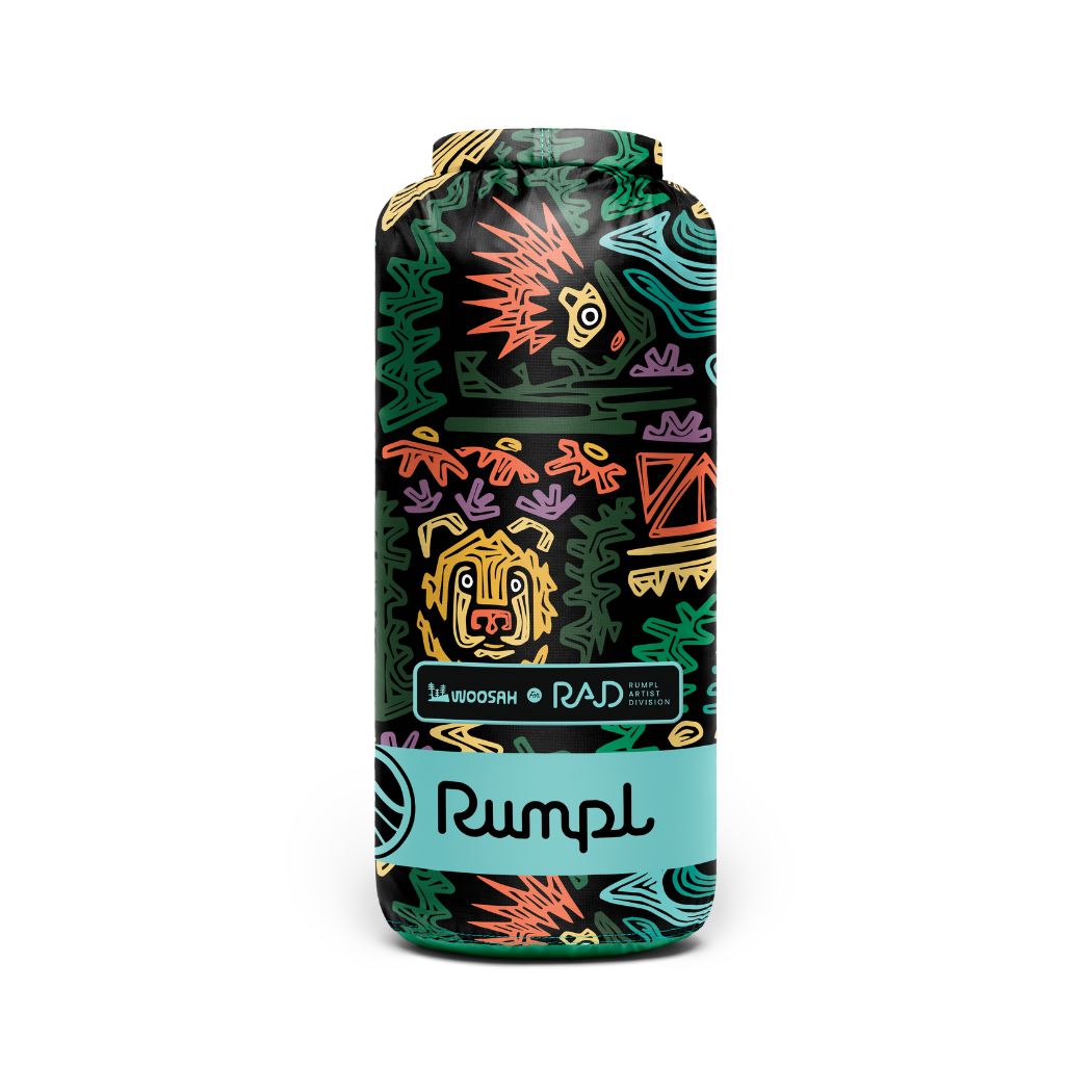 Rumpl Original Puffy Blanket - Rae Lang - Protect The Porkies Original Puffy Blanket - Protect The Porkies | Rumpl Blankets For Everywhere Printed Original