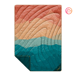 Original Puffy Blanket - Rocky Mountain Sunset Fade - Custom