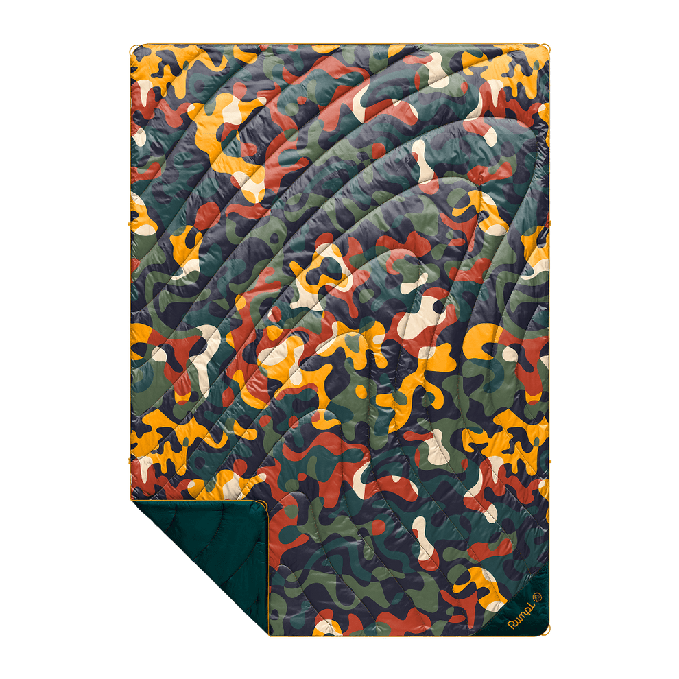 Rumpl Original Puffy Blanket - Rustic Abstraction Original Puffy Blanket - Rustic Abstraction | Rumpl Blankets For Everywhere Printed Original