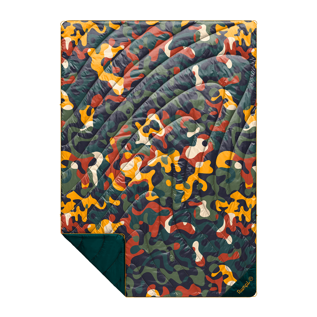 Rumpl Original Puffy Blanket - Rustic Abstraction Original Puffy Blanket - Rustic Abstraction | Rumpl Blankets For Everywhere Printed Original