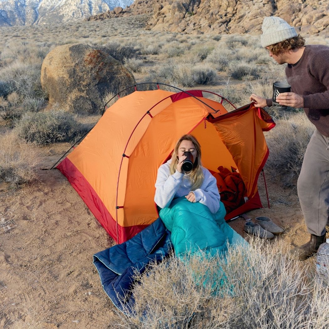 Rumpl Original Puffy Blanket - Seascape Ridge Mountains Original Puffy Blanket - Seascape Ridge Mountains | Rumpl Blankets For Everywhere Printed Original