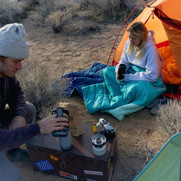 Rumpl Original Puffy Blanket - Seascape Ridge Mountains Original Puffy Blanket - Seascape Ridge Mountains | Rumpl Blankets For Everywhere Printed Original