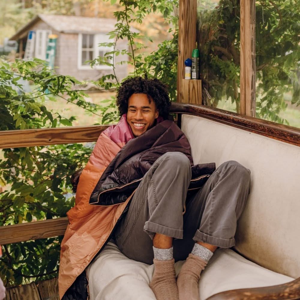 Rumpl Original Puffy Blanket - Teton Fade Printed Original