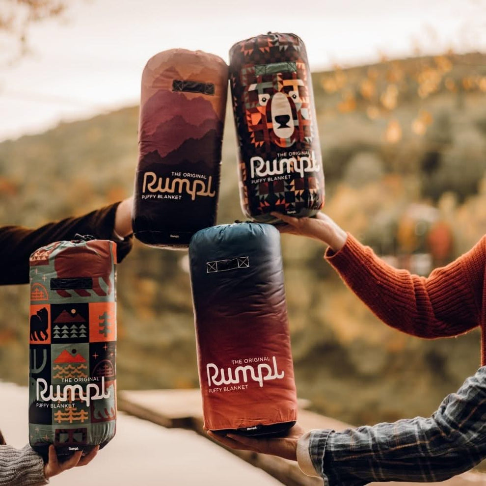 Rumpl Original Puffy Blanket - Teton Fade Printed Original