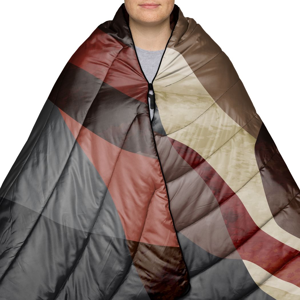 Rumpl Original Puffy Blanket - Valley Mocha Original Puffy Blanket - Valley Mocha | Rumpl Blankets For Everywhere Printed Original