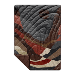 Rumpl Original Puffy Blanket - Valley Mocha Original Puffy Blanket - Valley Mocha | Rumpl Blankets For Everywhere Printed Original