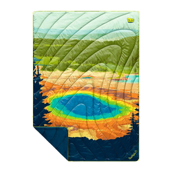 Rumpl Original Puffy Blanket - Yellowstone National Park Yellowstone National Park Blanket | Rumpl Blankets For Everywhere Printed Original