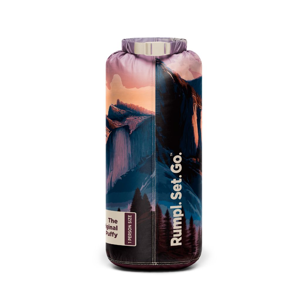 Rumpl Original Puffy Blanket - Yosemite Dawn National Park Original Puffy Blanket - Yosemite Dawn National Park | Rumpl Blankets For Everywhere Printed Original