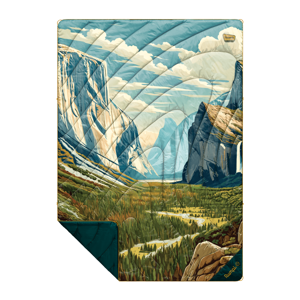 Rumpl mountainsmith コラボ　ブランケット Original Puffy Blanket: Yosemite | Rumpl. Set. Go.