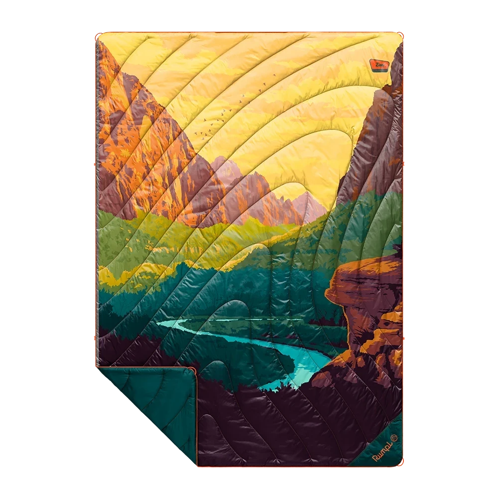 Original Puffy Blanket: Zion National Park | Rumpl. Set. Go. Original Puffy Blanket: Zion National Park | Rumpl. Set. Go.