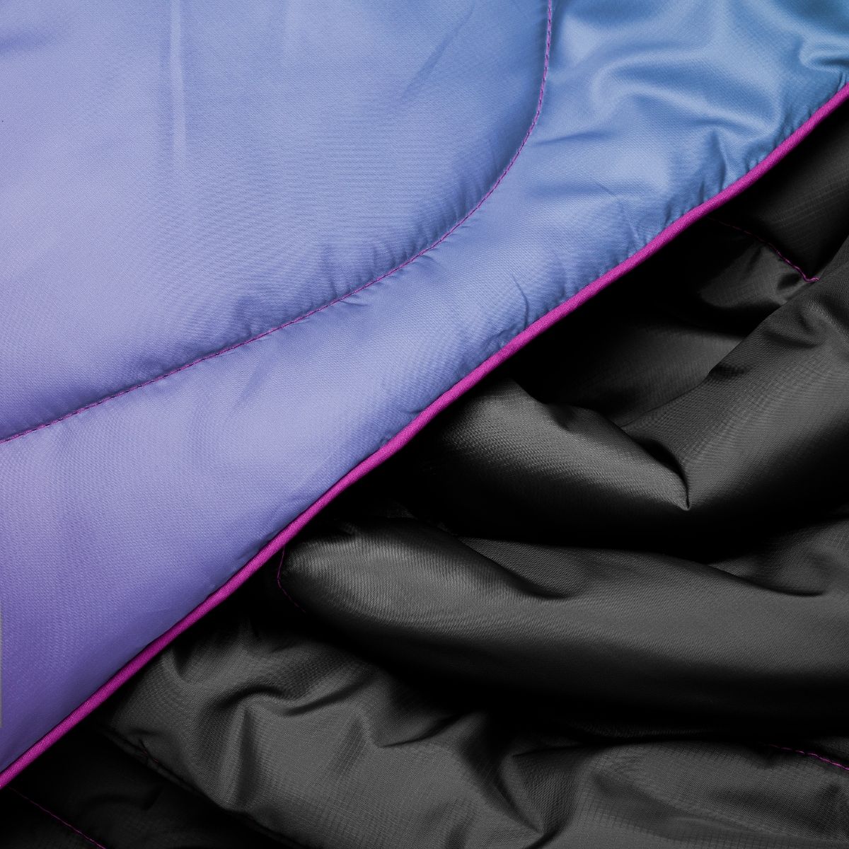 Rumpl Original Puffy 2 Person Blanket - Deep Violet Fade Original Puffy 2 Person Blanket - Deep Violet Fade | Rumpl Blankets For Everywhere Printed Original