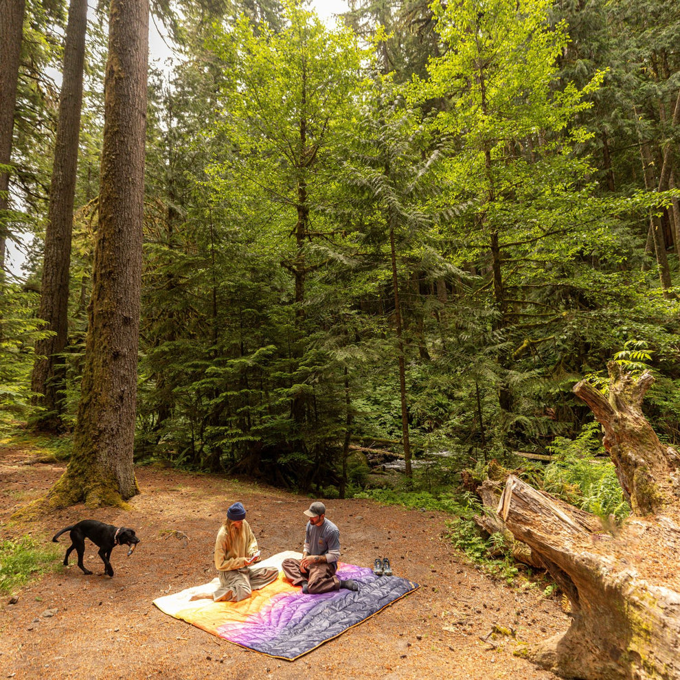 Original Puffy 2 Person Blanket - Watercolor Glow