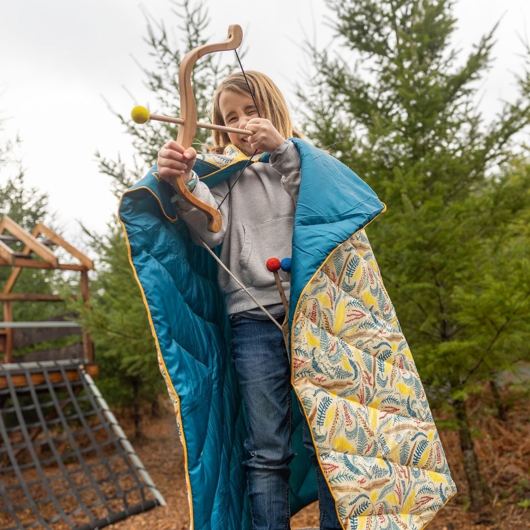 Original Puffy Throw Blanket - Mustard Fern | Rumpl Blankets For