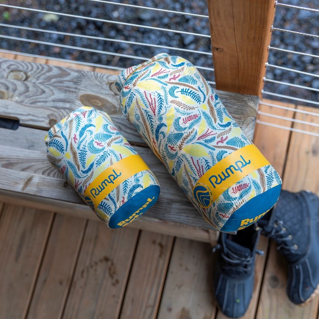 Rumpl Original Puffy Throw Blanket - Mustard Fern Original Puffy Throw Blanket - Mustard Fern | Rumpl Blankets For Everywhere Printed Original