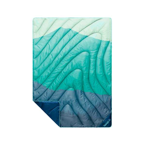Rumpl Original Puffy Throw Blanket - Seascape Ridge Mountains Original Puffy Throw Blanket - Seascape Ridge Mountains | Rumpl Blankets For Everywhere Printed Original