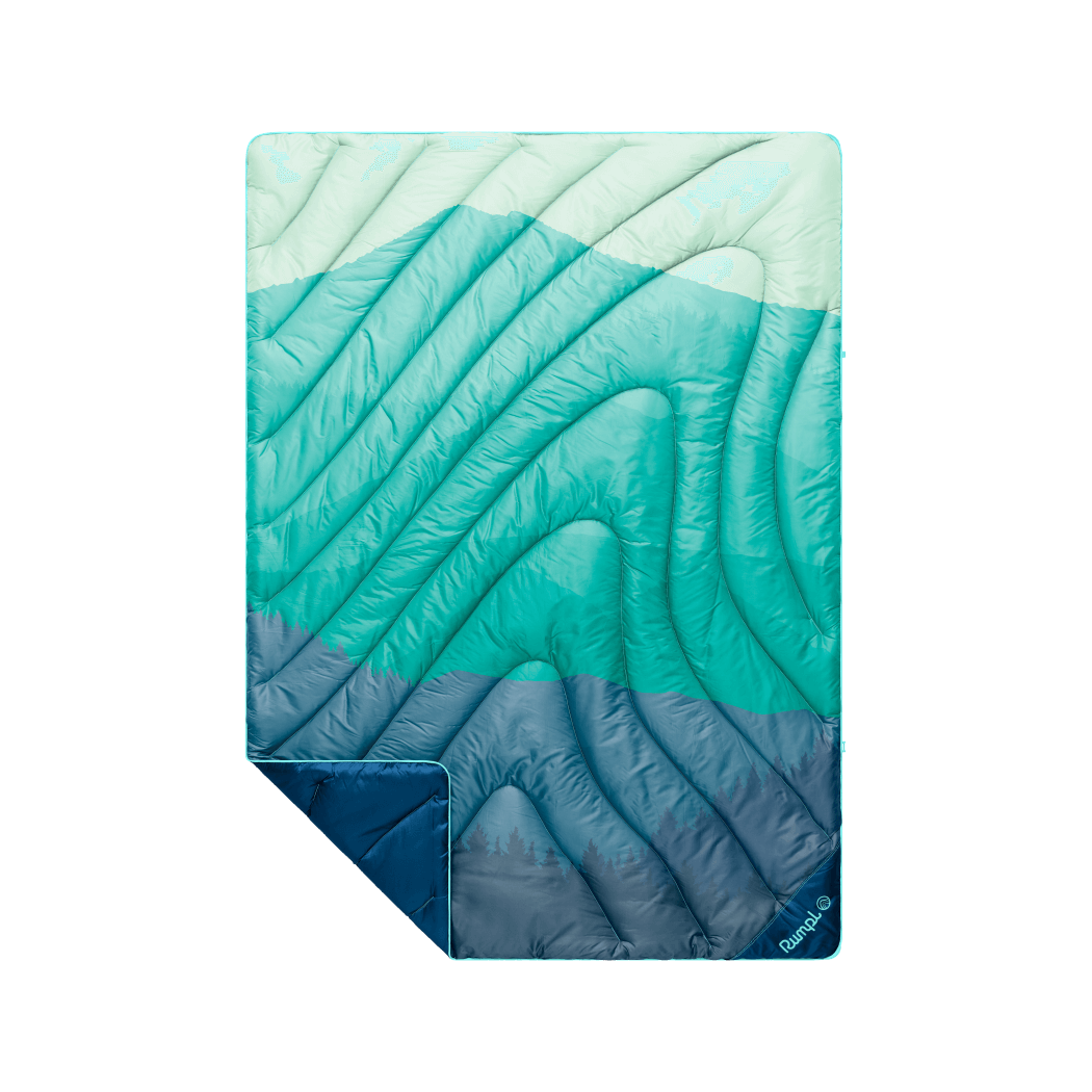 Rumpl Original Puffy Throw Blanket - Seascape Ridge Mountains Original Puffy Throw Blanket - Seascape Ridge Mountains | Rumpl Blankets For Everywhere Printed Original