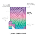Rumpl Original Puffy Throw Blanket - Unicorn Fade Original Puffy Throw Blanket - Unicorn Fade | Rumpl Blankets For Everywhere Printed Original