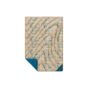 Original Puffy Throw Blanket - Mustard Fern