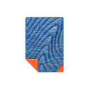 Rumpl Original Puffy Mini Blanket - New Wave Blue Original Puffy Mini Blanket - New Wave Blue | Rumpl Blankets For Everywhere Printed Original