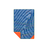 Rumpl Original Puffy Mini Blanket - New Wave Blue Original Puffy Mini Blanket - New Wave Blue | Rumpl Blankets For Everywhere Printed Original