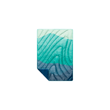 Rumpl Original Puffy Mini Blanket - Seascape Ridge Mountains Original Puffy Mini Blanket - Seascape Ridge Mountains | Rumpl Blankets For Everywhere Printed Original
