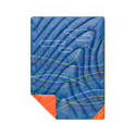 Rumpl Original Puffy Throw Blanket - New Wave Blue Original Puffy Throw Blanket - New Wave Blue | Rumpl Blankets For Everywhere Printed Original