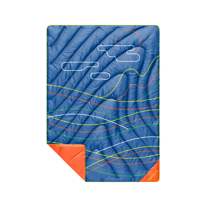 Original Puffy Throw Blanket - New Wave Blue