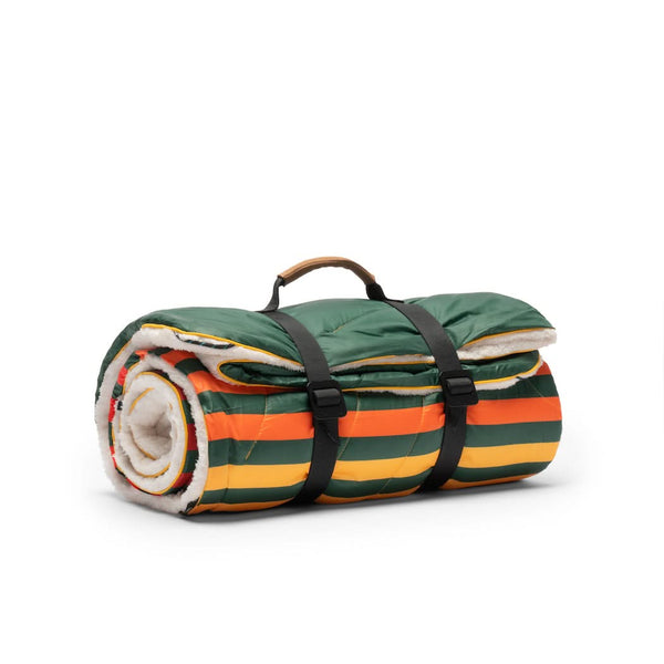 Rumpl Sherpa Puffy 2 Person Blanket - Forest Rays Sherpa Puffy 2 Person Blanket - Forest Rays | Rumpl Blankets Printed Sherpa Puffy