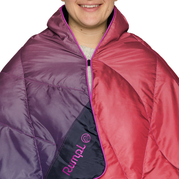 Rumpl Travel Puffy Blanket - Berry Fade Travel Puffy Blanket - Berry Fade | Rumpl Blankets For Everywhere Printed Travel