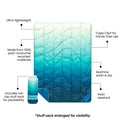 Rumpl Travel Puffy Blanket - Deepfoam Fade Travel Puffy Blanket - Deepfoam Fade | Rumpl Blankets for Everywhere Printed Travel