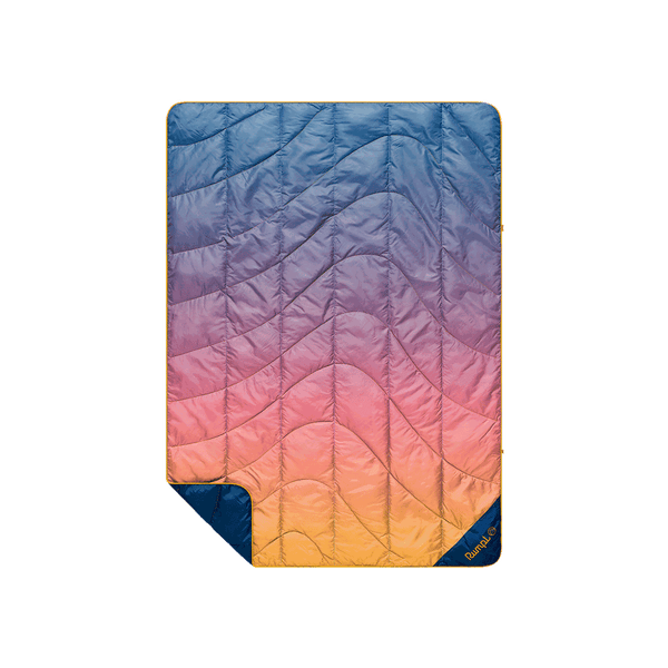 Rumpl Travel Puffy Blanket - Horizon Fade Travel Puffy Blanket - Horizon Fade | Rumpl Blankets For Everywhere Printed Travel