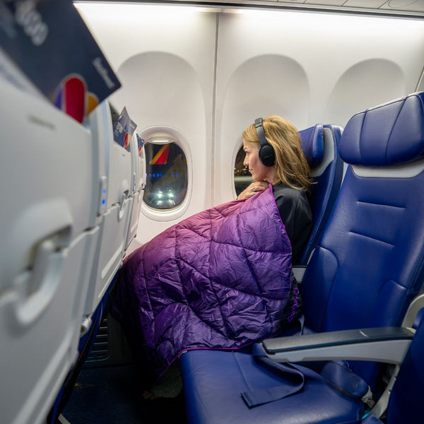 Rumpl Travel Puffy Blanket - Horizon Fade Travel Puffy Blanket - Horizon Fade | Rumpl Blankets For Everywhere Printed Travel