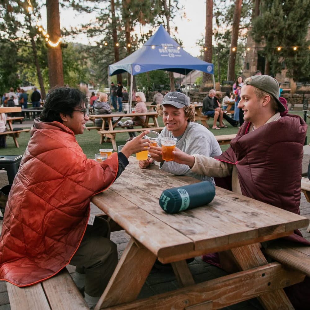 Travel Puffy Blanket Volcanic Fade Rumpl Blankets for Everywhere