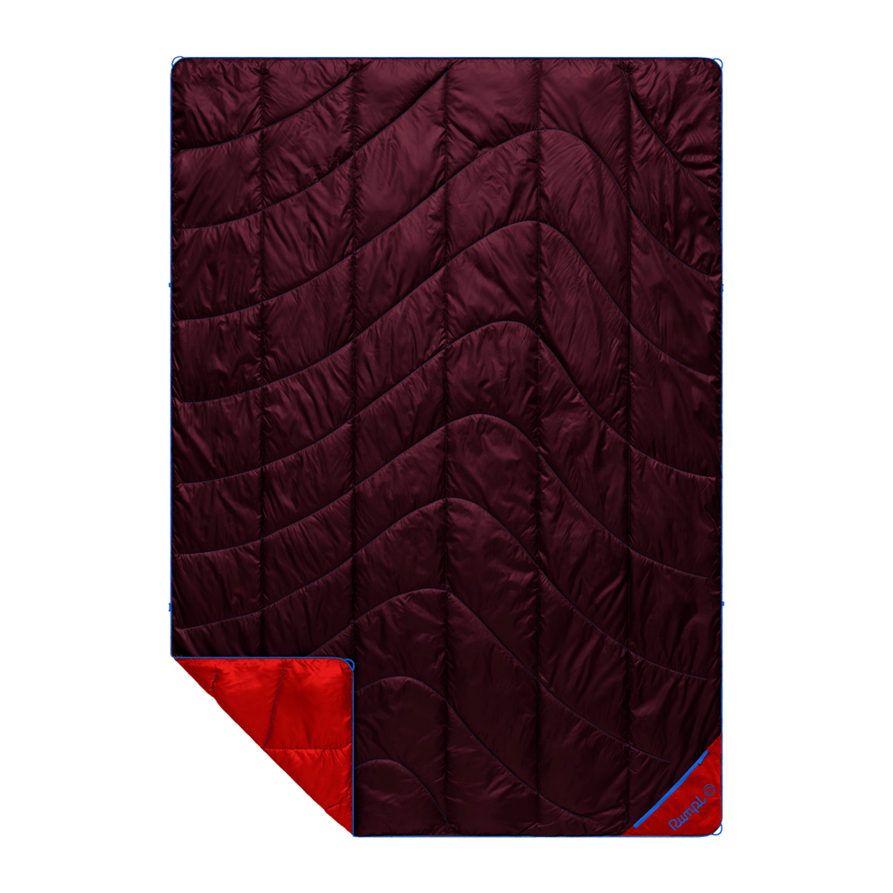 Rumpl Backcountry Puffy Blanket - Fig Red Backcountry Puffy Blanket - Fig Red | Rumpl Blankets For Everywhere Solid Backcountry Puffy