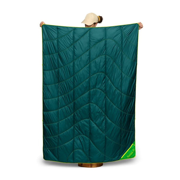 Couverture Rumpl Backcountry Puffy 2 Personnes - Eau Profonde, Neuve !