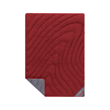 Rumpl Campfire Puffy Throw Blanket - Cherry Charcoal Campfire Puffy Throw Blanket - Cherry Charcoal | Rumpl Blankets For Everywhere Solid Campfire Puffy